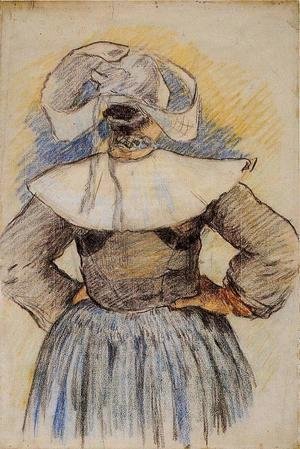 Paul Gauguin - Four Breton Women (study)