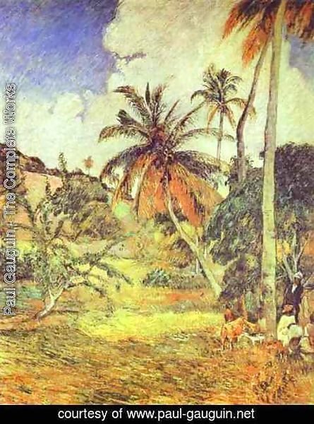Paul Gauguin - Palm Trees at Martinique