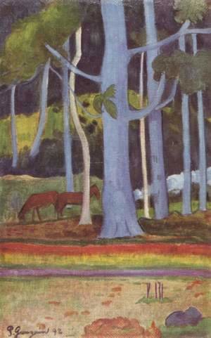 Paul Gauguin - Landscape at Tahiti