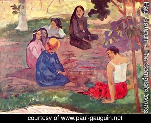 Paul Gauguin - Parau Parau (Klatscherei)