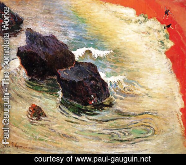 Paul Gauguin - The Vision after the Sermon (2)