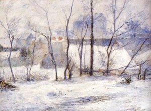 Paul Gauguin - Winter Landscape, Effect of Snow