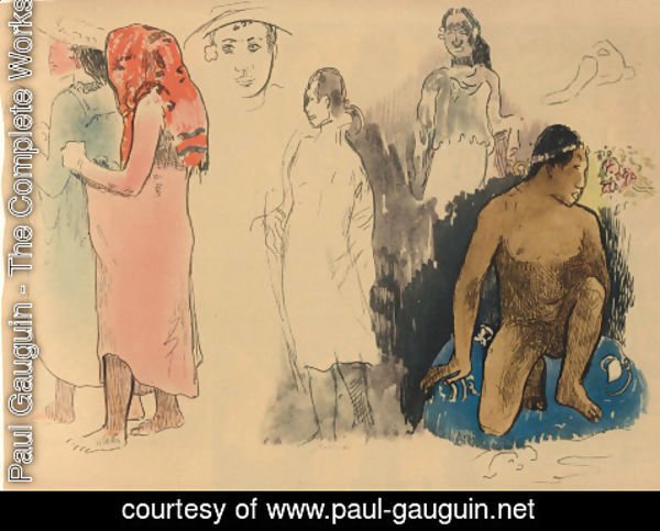 Paul Gauguin - Watercolor 20