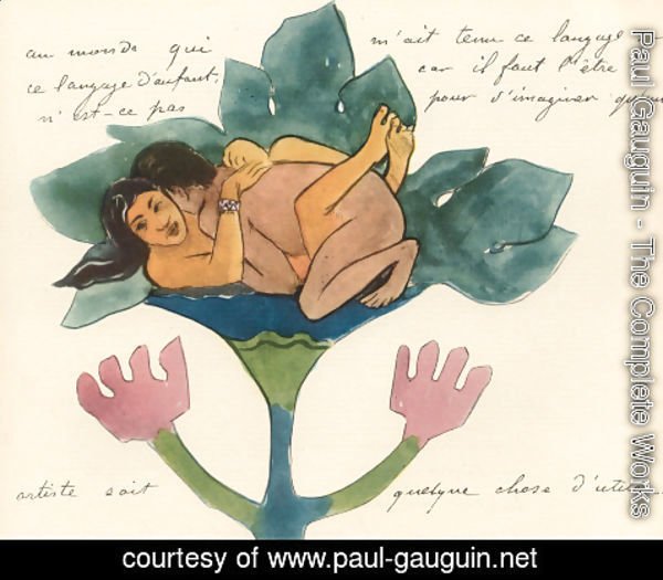 Paul Gauguin - Watercolor 39