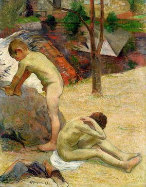 Paul Gauguin - Breton Boys Bathing 1888