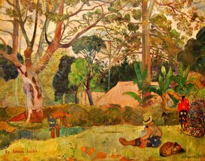 Paul Gauguin - Te raau rahi (aka The Big Tree) 1891