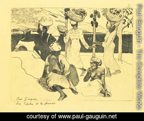 Paul Gauguin - Les Cigales et les Fourmis - Souvenir de la Martinique