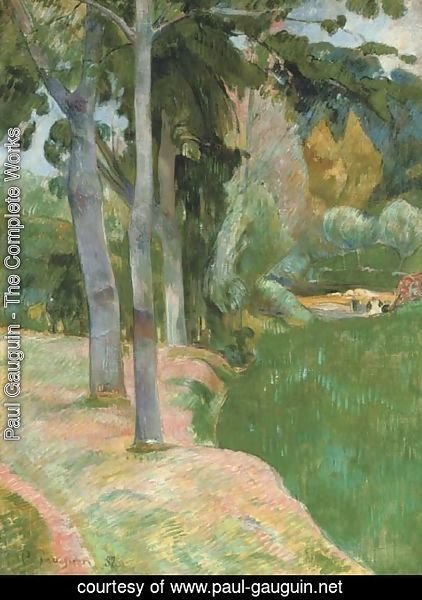 Paul Gauguin - Les grands arbres