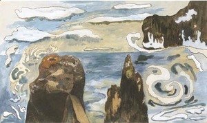 Paul Gauguin - Les roches noires