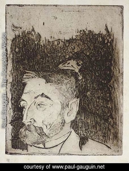 Paul Gauguin - Portrait of Stephane Mallarme