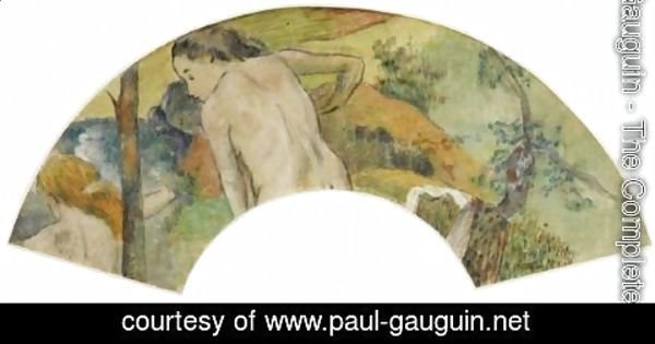 Paul Gauguin - Baignade (II)