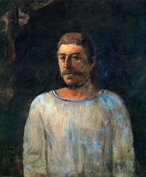 Paul Gauguin - Self-portrait pres du Golgotha