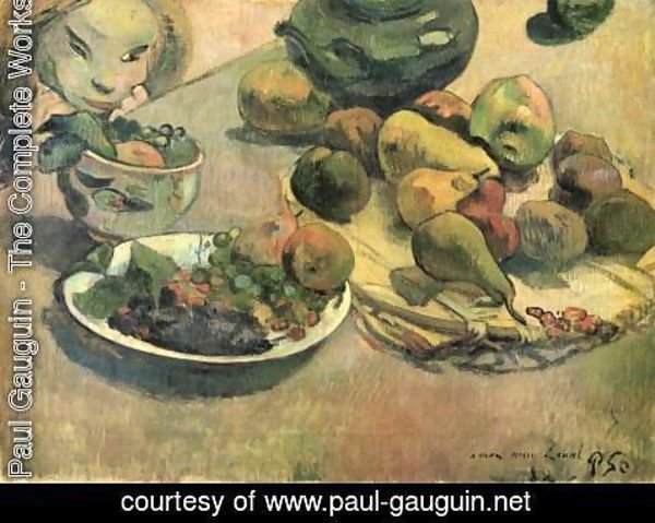 Paul Gauguin - Still life with fruits