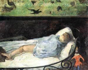 Paul Gauguin - Sleeping Boy (Emile Gauguin)