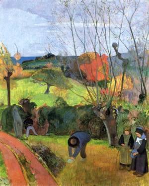 Paul Gauguin - Breton Landscape The Willow
