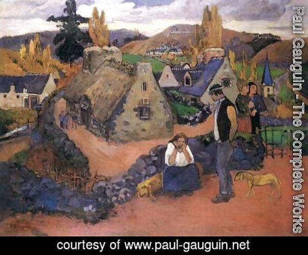 Paul Gauguin - Pont-Aven, the Village