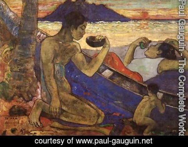 Paul Gauguin - Te Vaa (The Canoe)