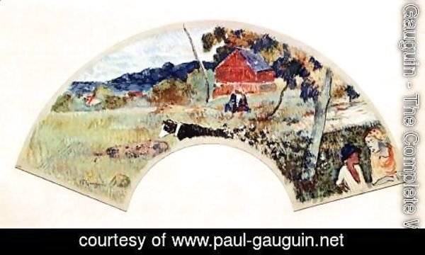 Paul Gauguin - Design for a Fan 2