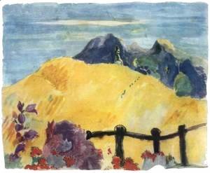 Paul Gauguin - Parahi Te Marae (The Sacred Mountain)