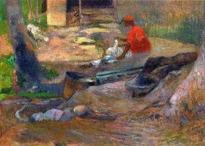 Paul Gauguin - A Little Washerwoman