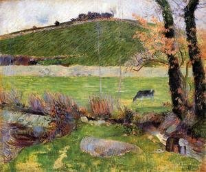 Paul Gauguin - A Meadow On The Banks Of The Aven