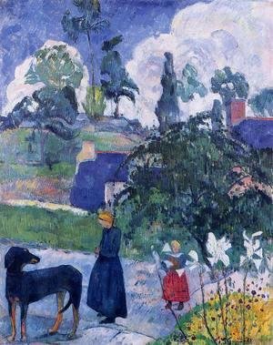 Paul Gauguin - Among The Lillies