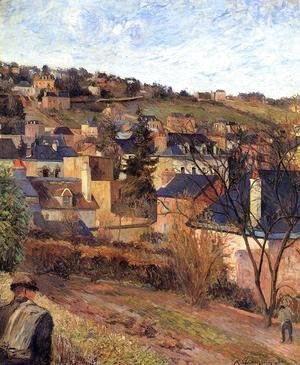 Paul Gauguin - Blue Roofs  Rouen