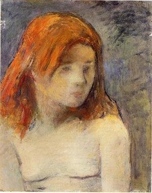 Paul Gauguin - Bust Of A Nude Girl