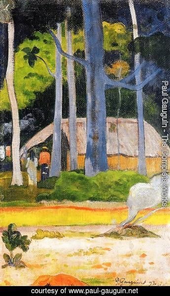 Paul Gauguin - Cabin Under The Trees