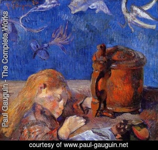 Paul Gauguin - Clovis Gauguin Asleep