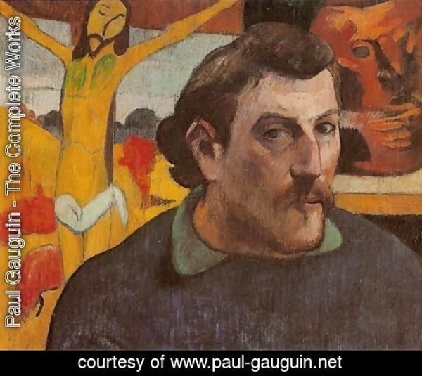 Paul Gauguin - Self Portrait With Yellow Christ