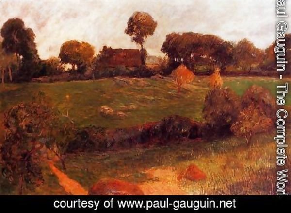 Paul Gauguin - Farm In Brittany3