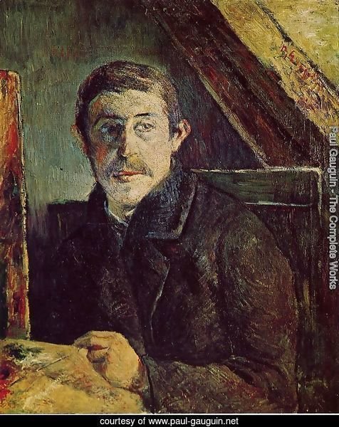 Gauguin At His Easel