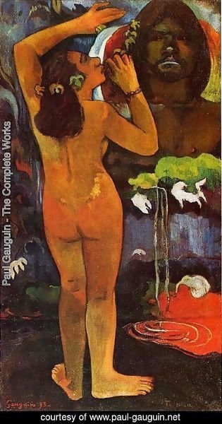 Paul Gauguin - Hina Tefatou Aka The Moon And The Earth