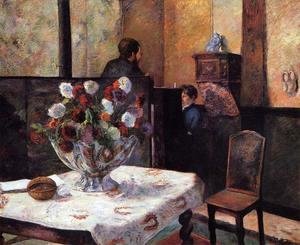Paul Gauguin - Interior Of The Painters House  Rue Carcel