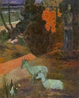 Paul Gauguin - Landscape With Two Goats