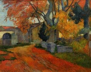 Paul Gauguin - Lane At Alchamps  Arles