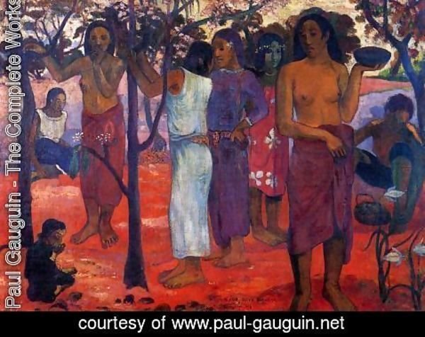 Paul Gauguin - Nave Nave Mahana Aka Delightful Day