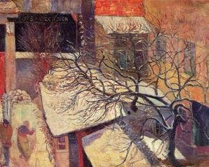 Paul Gauguin - Paris In The Snow