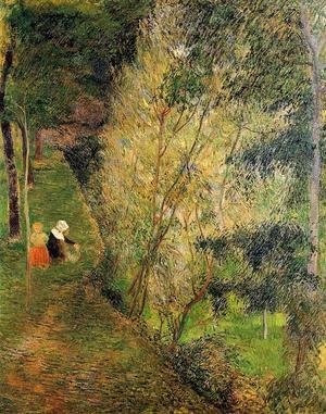 Paul Gauguin - Pont Aven Woman And Child