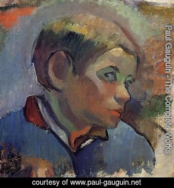 Paul Gauguin - Portrait Of A Little Boy