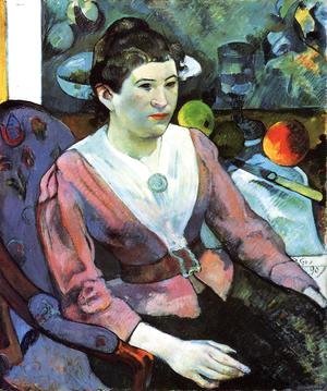 Paul Gauguin - Portrait Of A Woman With Cezanne Still Life