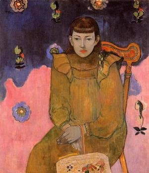 Paul Gauguin - Portrait Of A Young Woman  Vaite (Jeanne) Goupil
