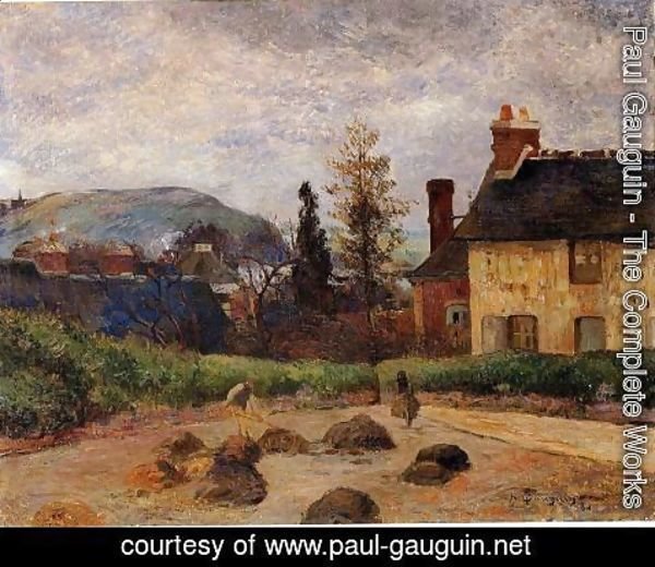 Paul Gauguin - Returning From The Harvest Aka Manuring