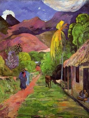 Paul Gauguin - Road In Tahiti