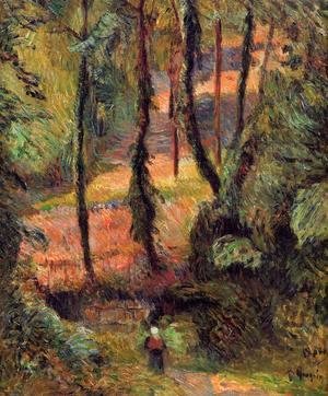 Paul Gauguin - Sunken Path  Wooded Rose
