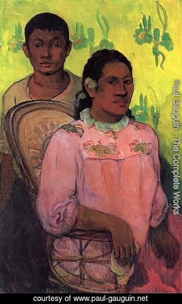 Paul Gauguin - Tahitian Woman And Boy