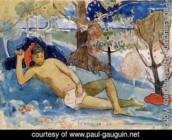 Paul Gauguin - Te Arii Vahine Aka The Queen Of Beauty