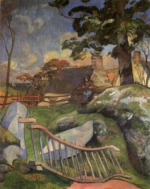 Paul Gauguin - The Gate Aka The Swineherd
