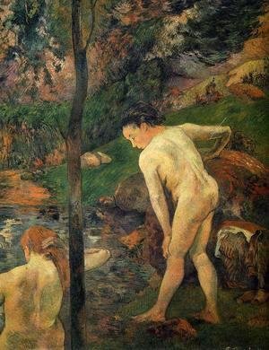 Paul Gauguin - Two Girls Bathing